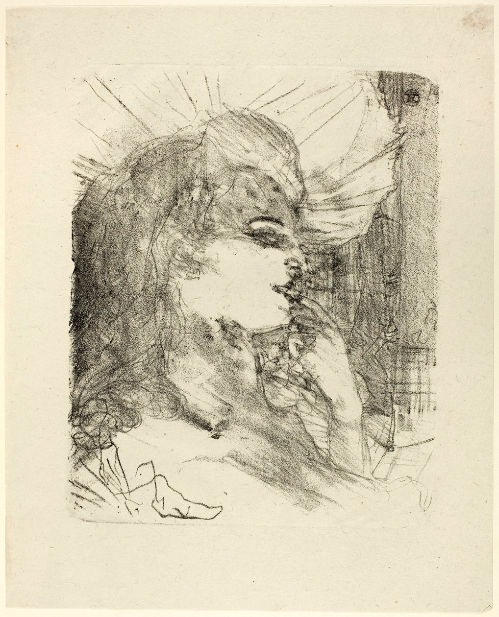 Anna Held, uit Treize Lithographies door Henri de Toulouse-Lautrec