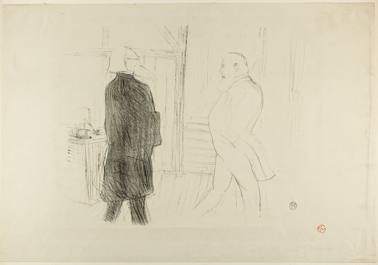 Antoine en Gémier, in Une Faillite door Henri de Toulouse-Lautrec
