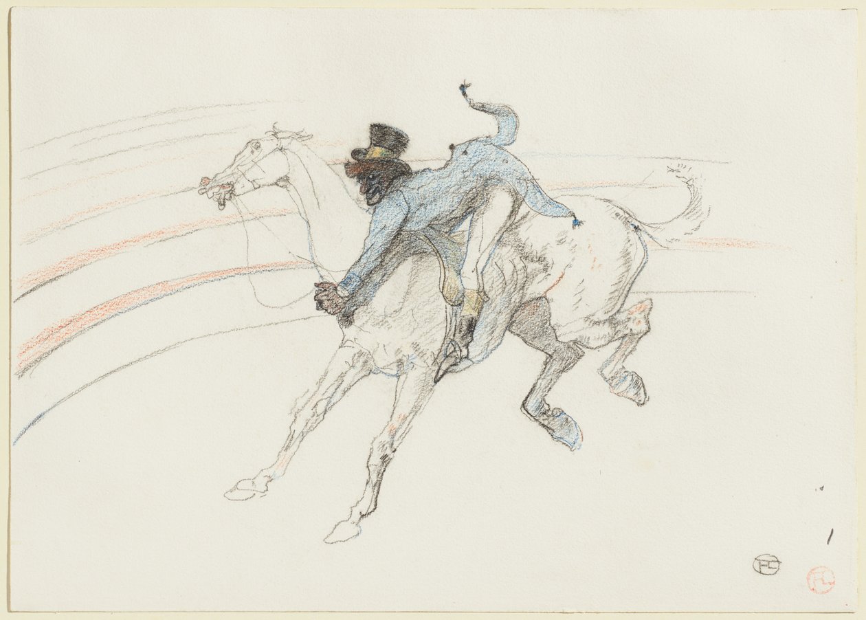 In het circus: „Chocolat“ door Henri de Toulouse-Lautrec