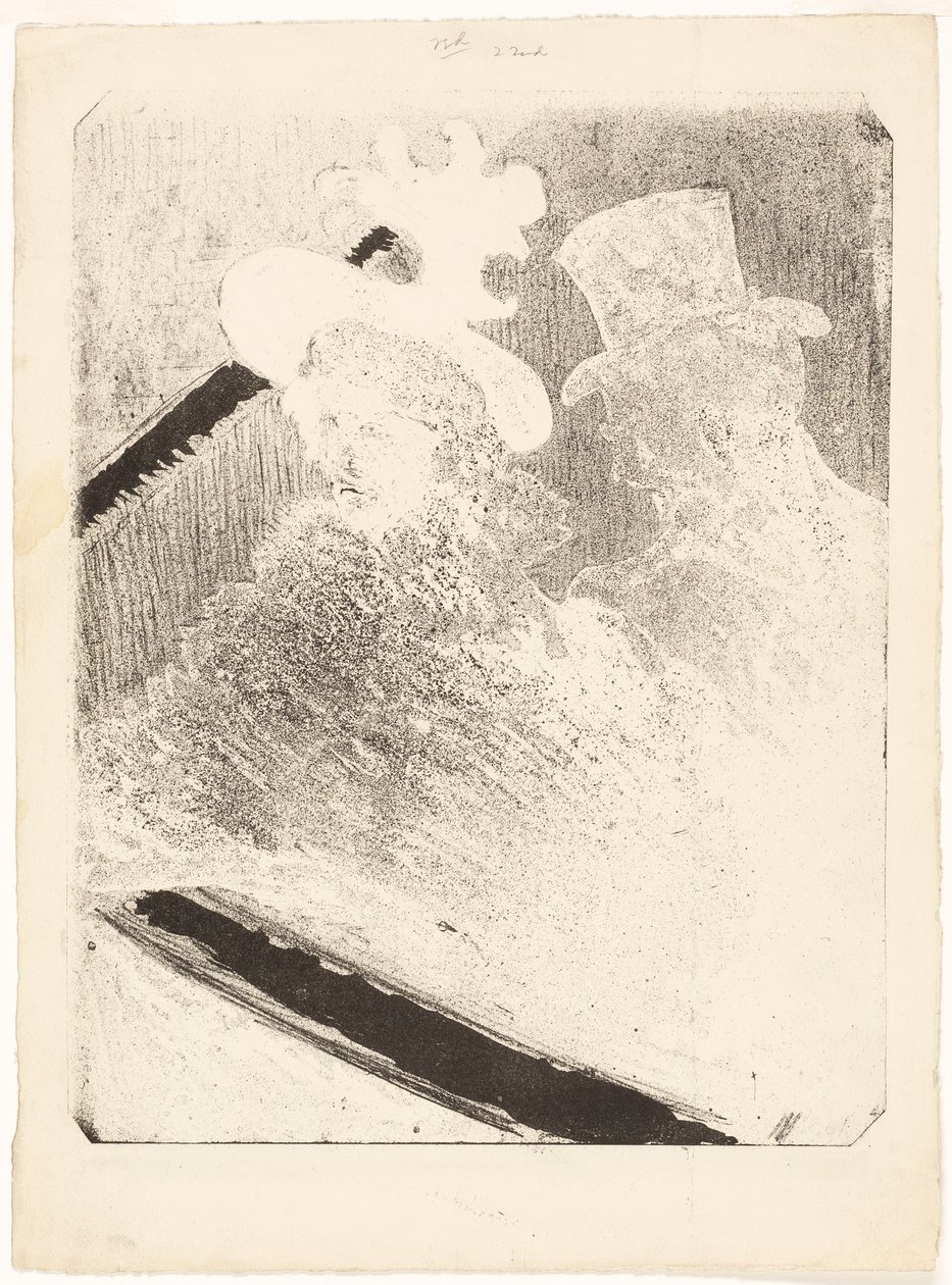 Bij het Concert door Henri de Toulouse-Lautrec