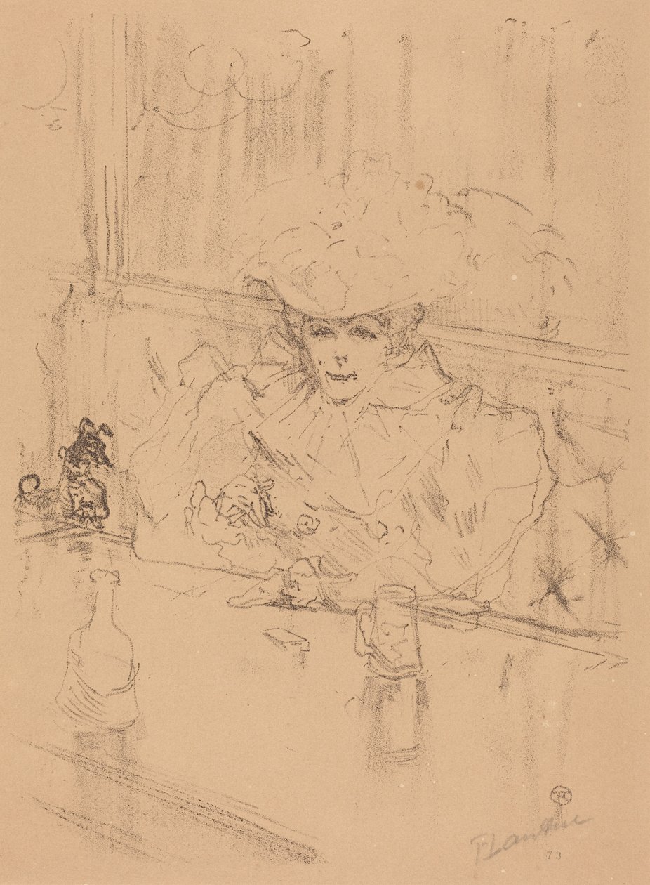 In de Hanneton door Henri de Toulouse-Lautrec