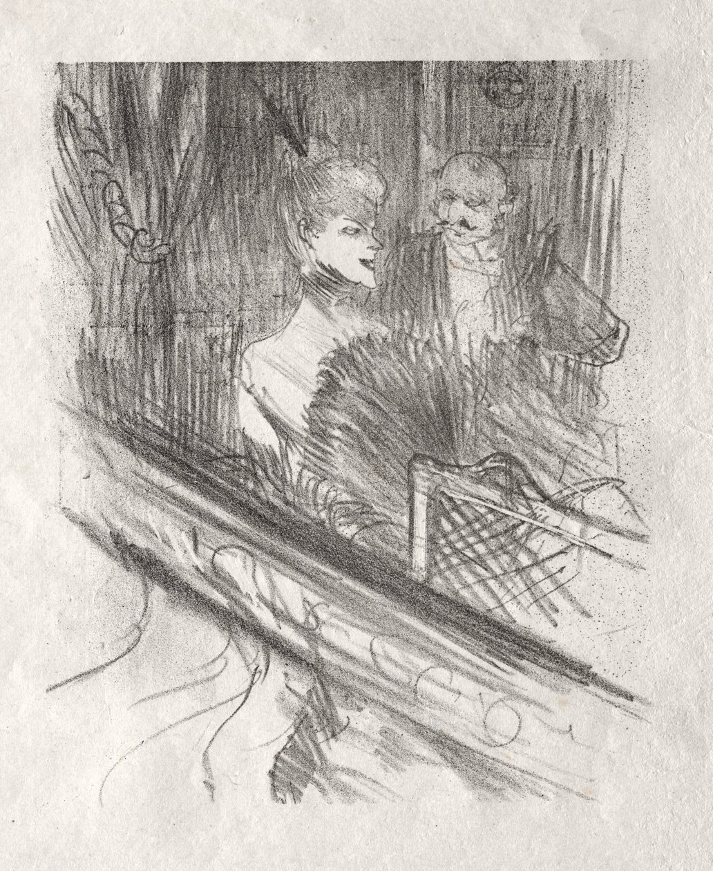 Aan de voet van de Sinaï: Le Baron Moïse door Henri de Toulouse-Lautrec