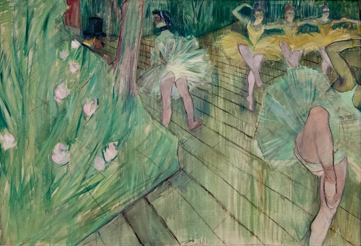 Balletscène door Henri de Toulouse Lautrec