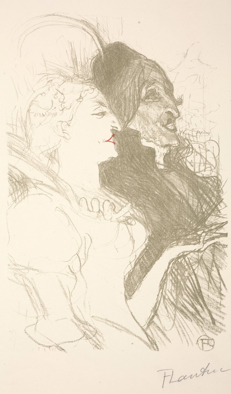 Carnaval door Henri de Toulouse Lautrec