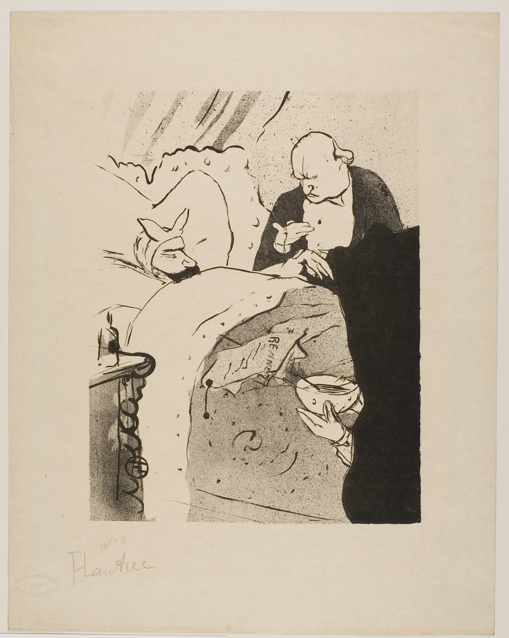 Carnot is ziek! door Henri de Toulouse-Lautrec
