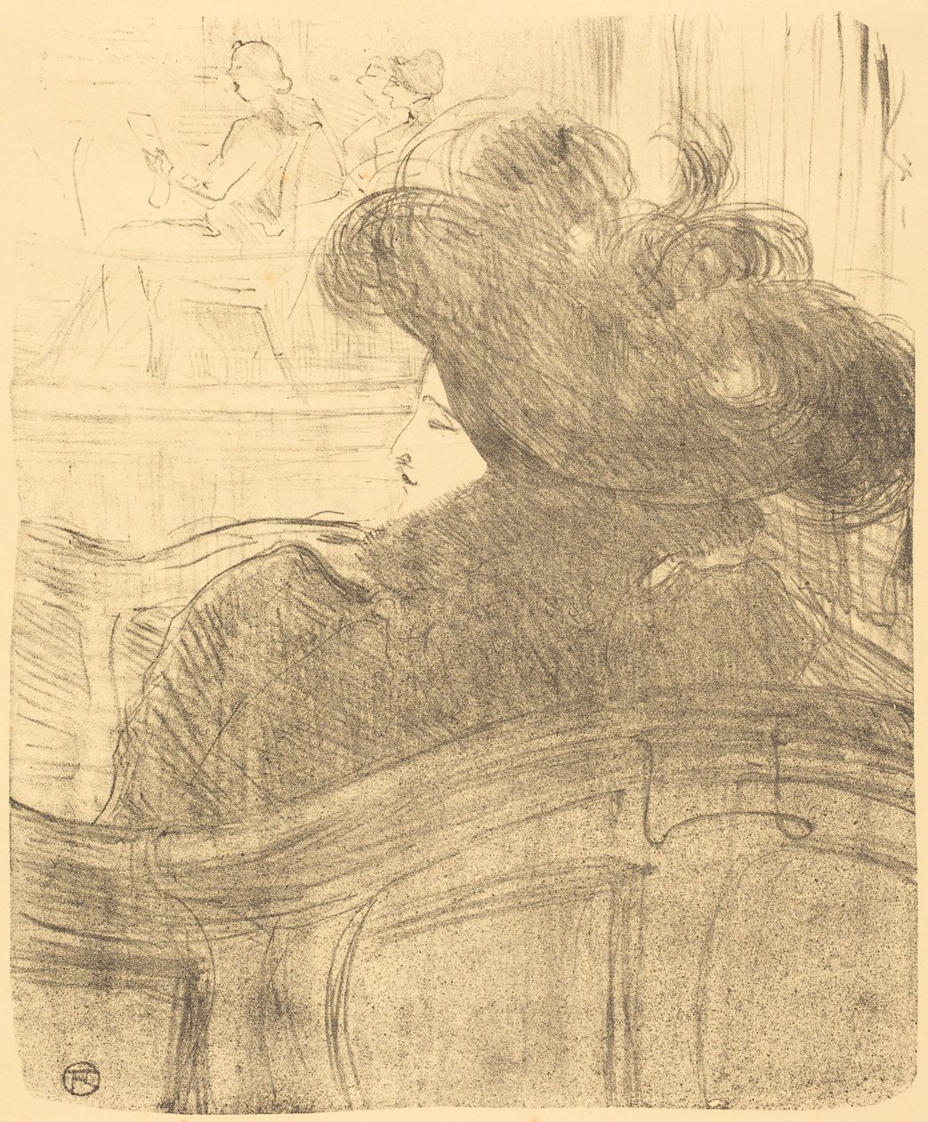 Cléo de Mérode door Henri de Toulouse-Lautrec