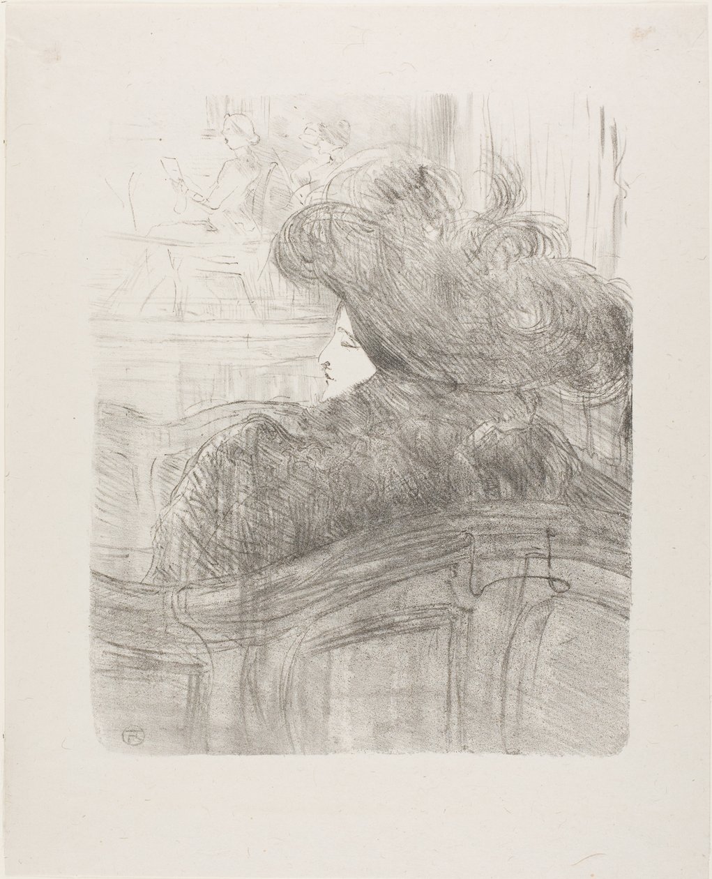 Cléo de Mérode, uit Treize Lithographies door Henri de Toulouse-Lautrec