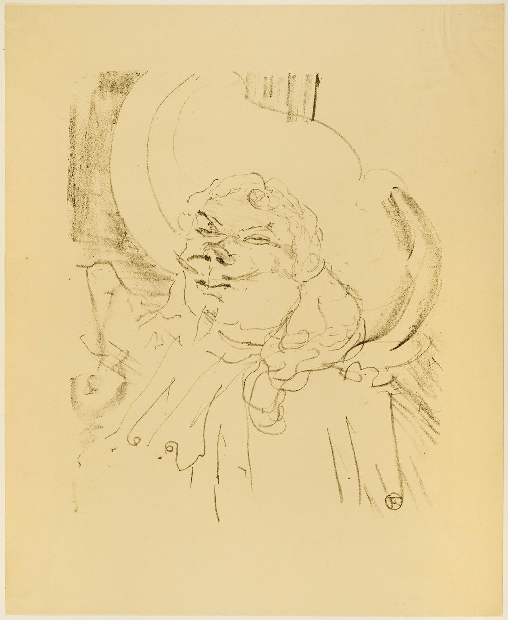 Coquelin de Oudere, uit Treize Lithographies door Henri de Toulouse-Lautrec