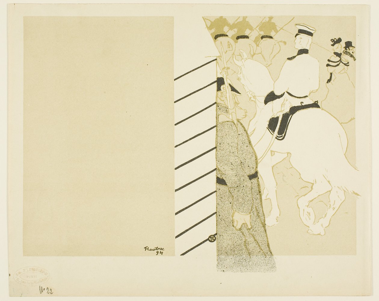 Cover voor Babylon van Duitsland door Henri de Toulouse-Lautrec