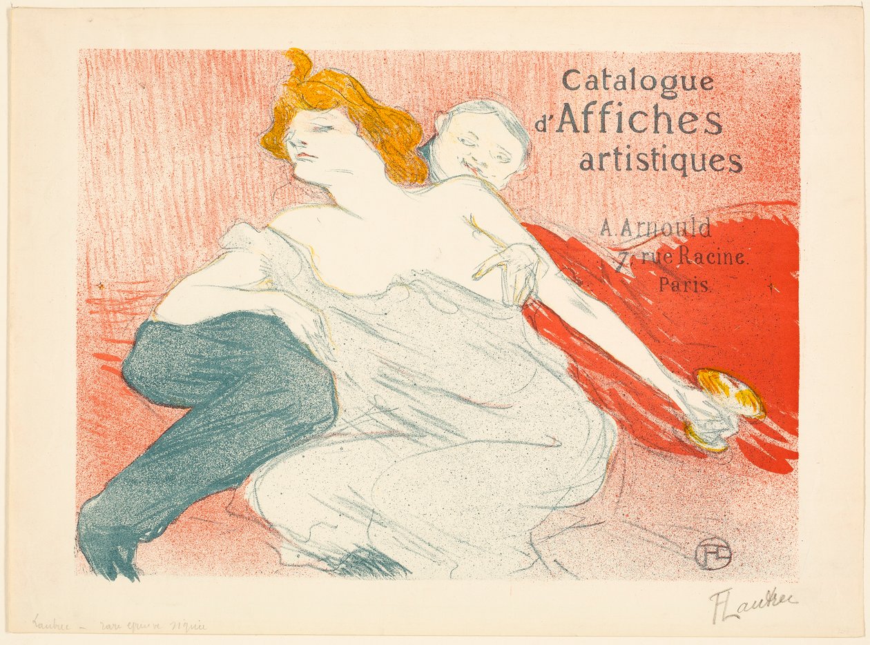 Liederlijkheid (tweede plaat) door Henri de Toulouse-Lautrec