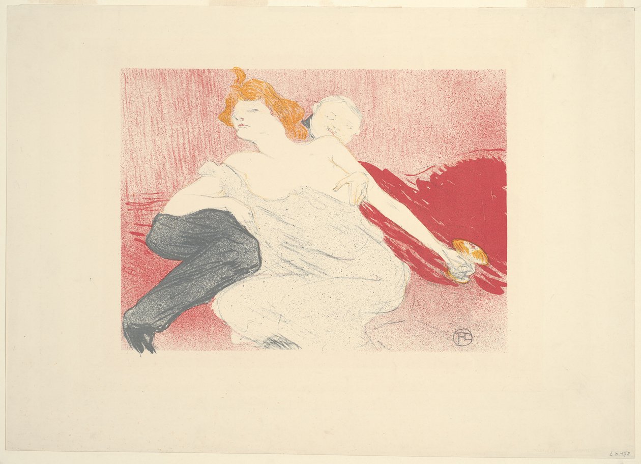 Liederlijkheid (tweede plaat) door Henri de Toulouse-Lautrec