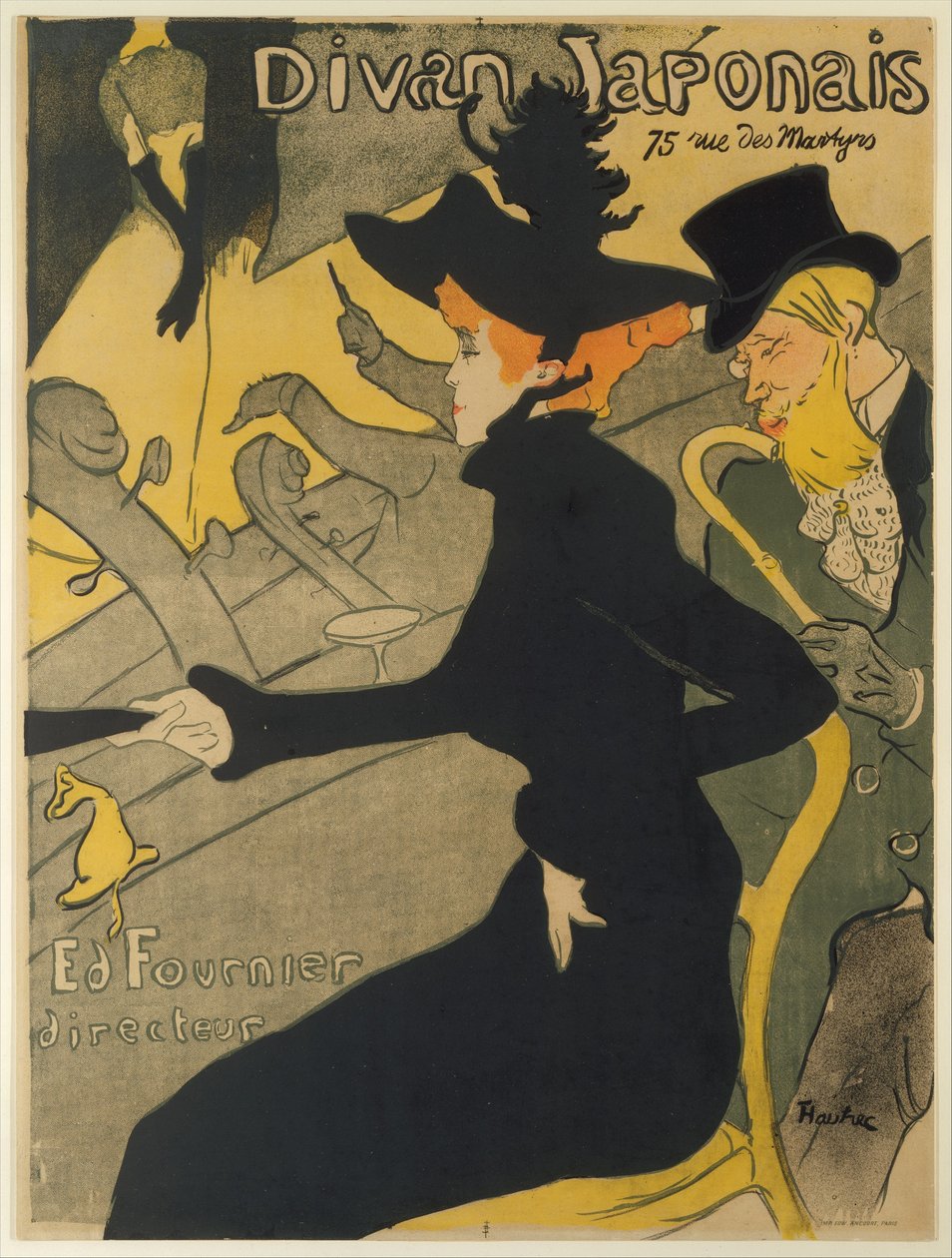 Japanse divan door Henri de Toulouse-Lautrec