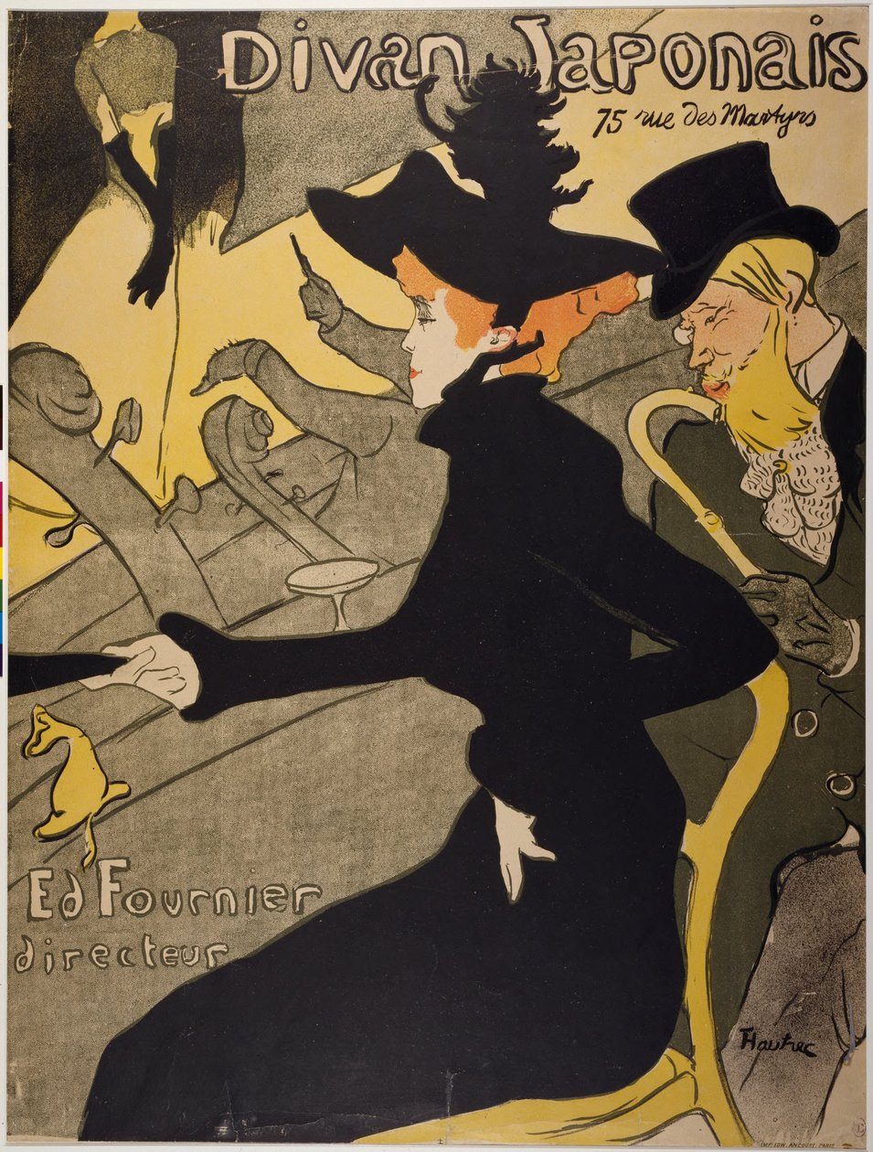 Divan Japonais door Henri de Toulouse-Lautrec