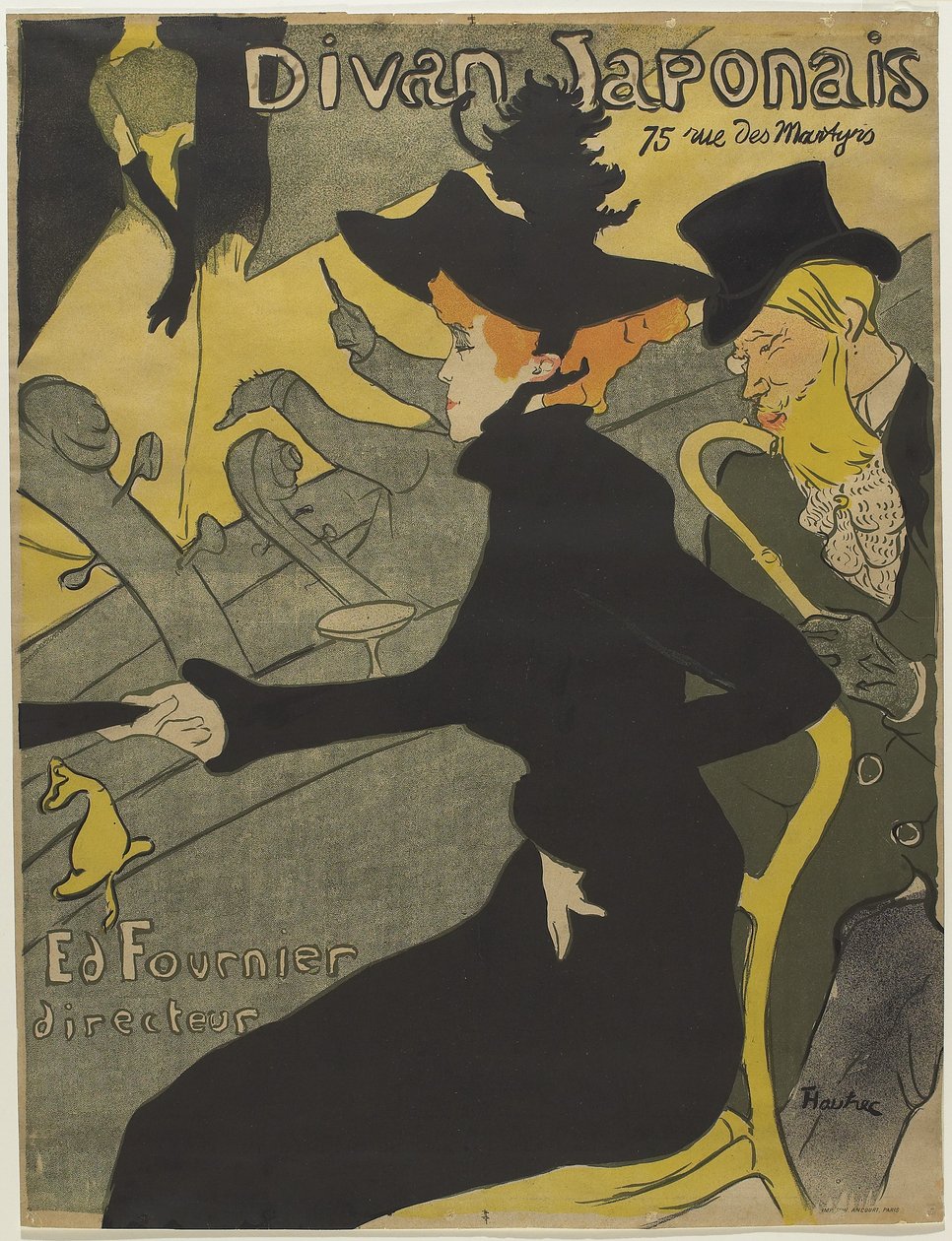 Divan Japonais door Henri de Toulouse-Lautrec