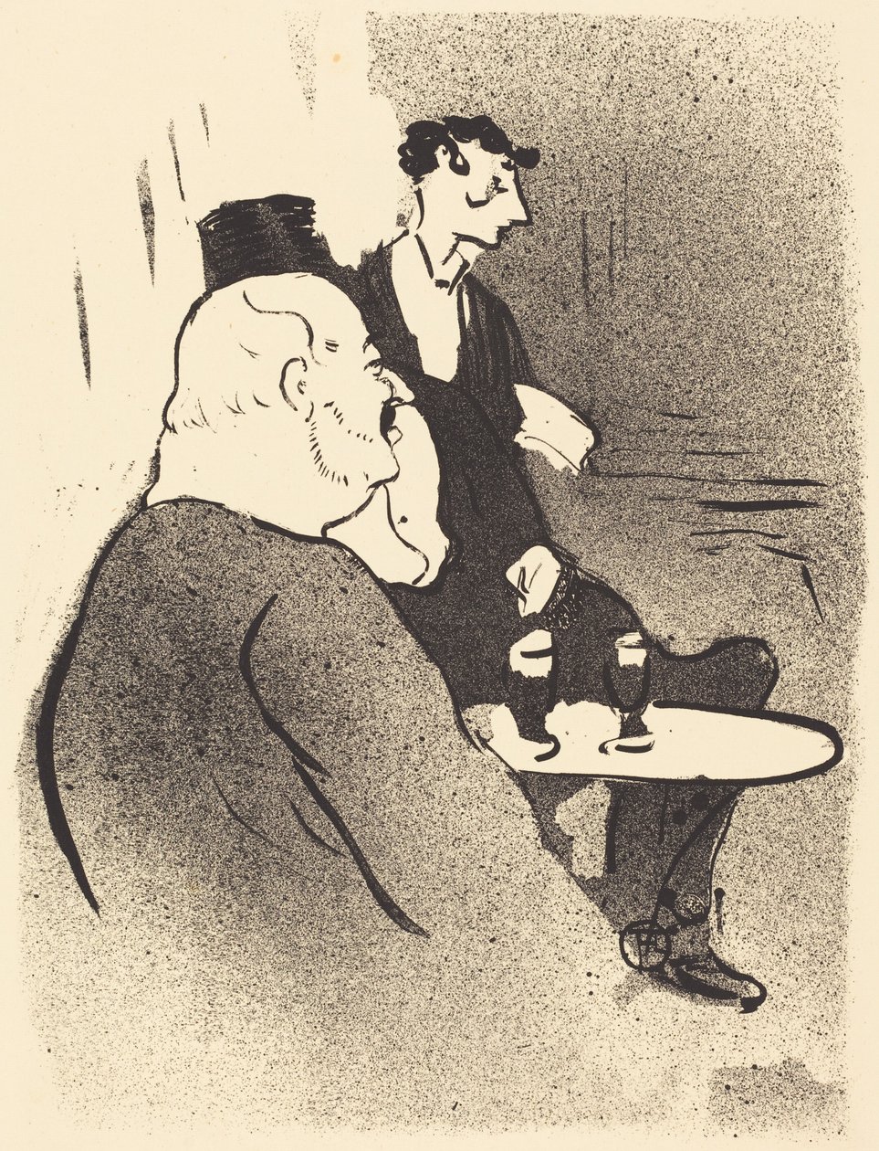 Ducarre bij de Ambassadeurs door Henri de Toulouse-Lautrec