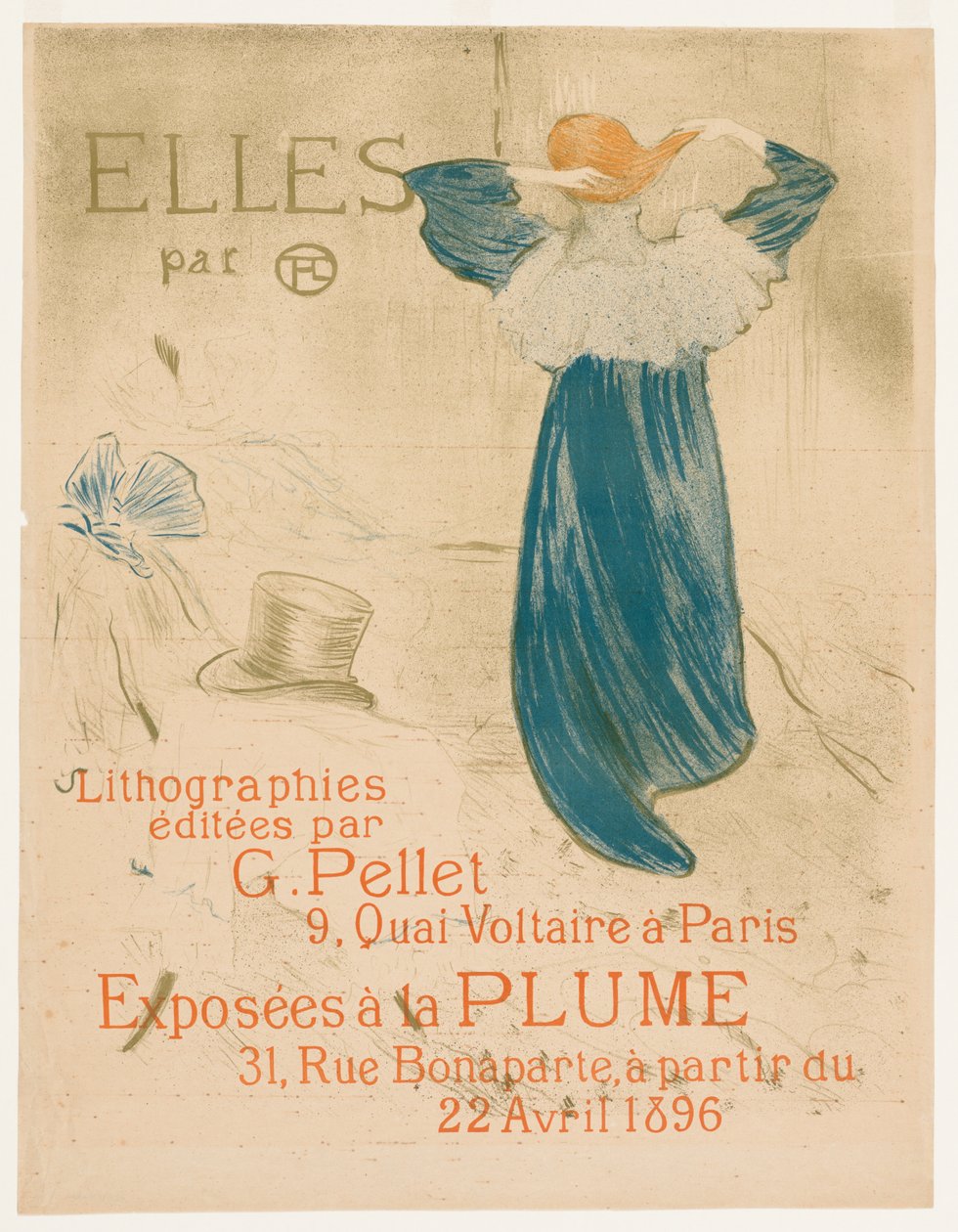 Elles: Frontispice door Henri de Toulouse-Lautrec
