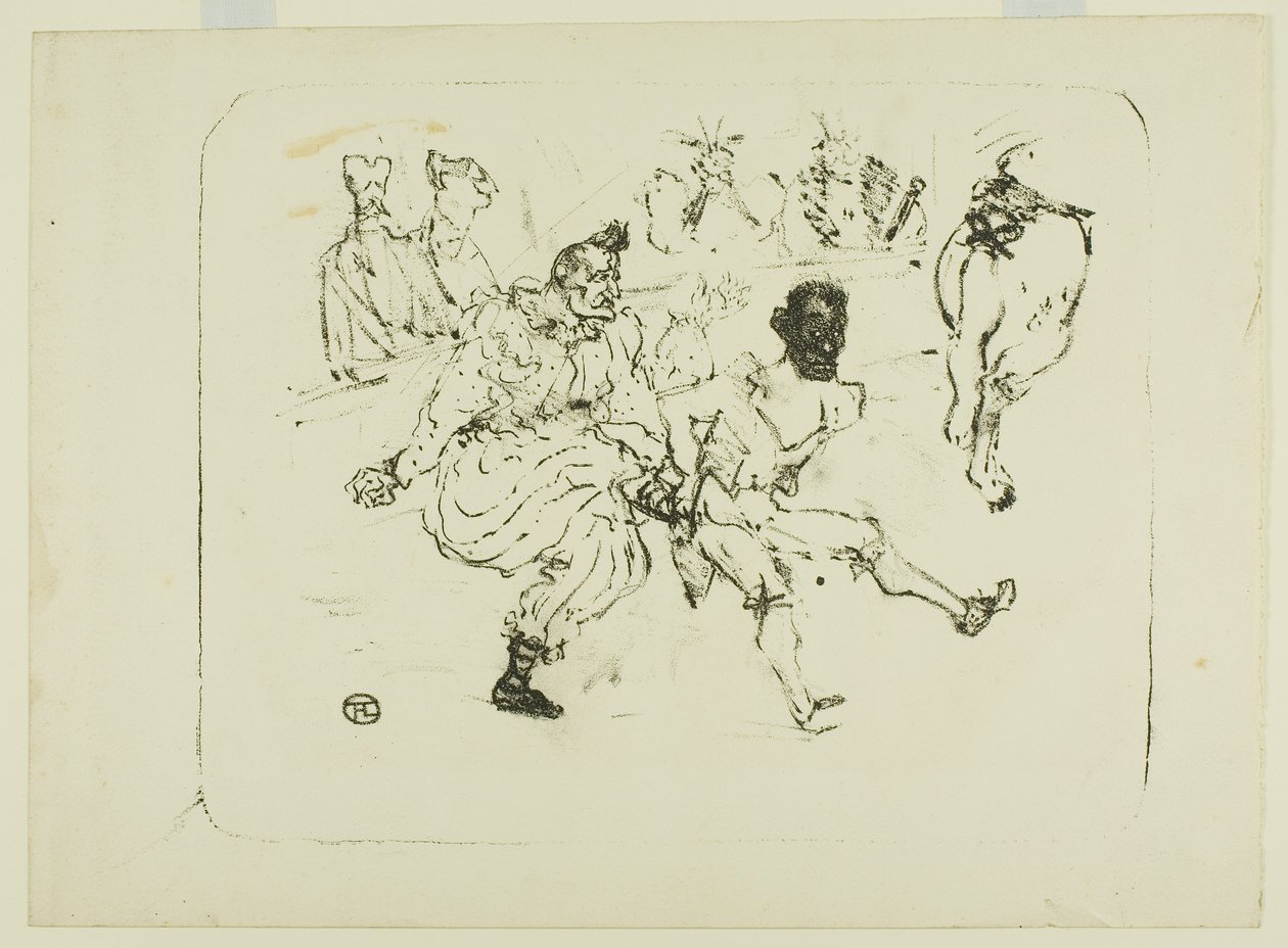 Footit en Chocolat door Henri de Toulouse-Lautrec