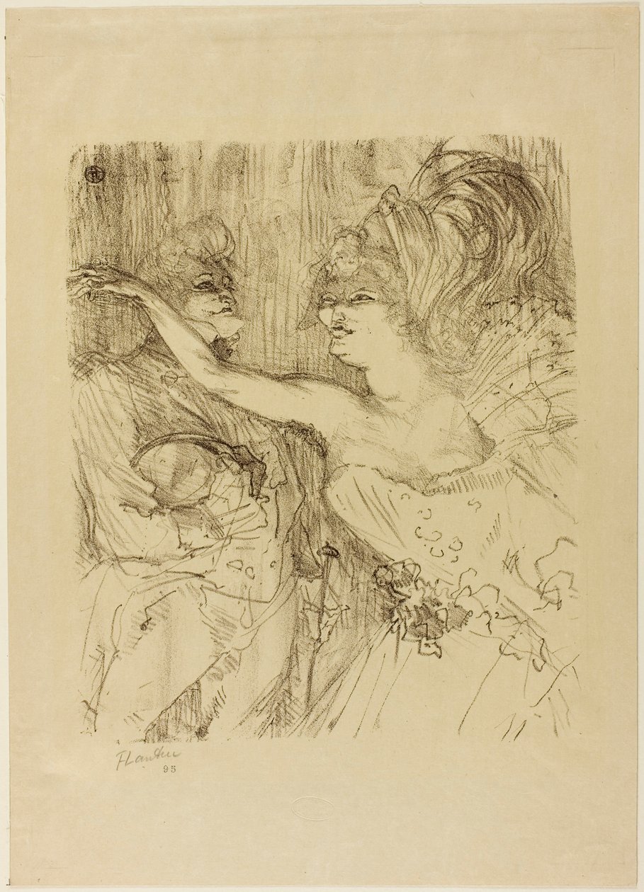 Guy en Mealy, in "Parijs die Loopt" door Henri de Toulouse-Lautrec