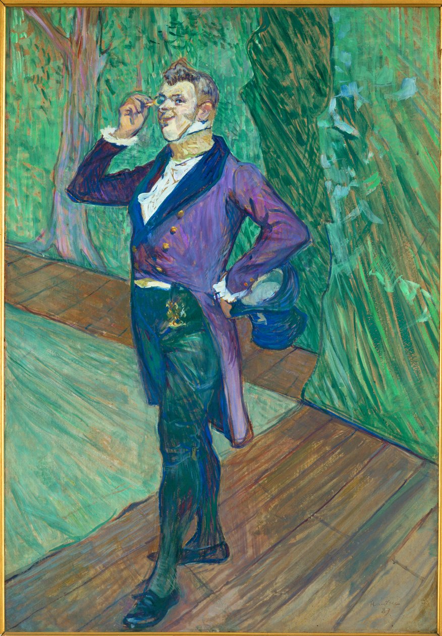 Henry Samary, van de Comedie Francaise door Henri de Toulouse-Lautrec