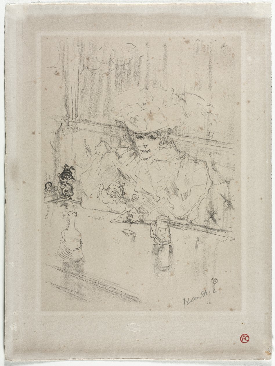 In de Hanneton door Henri de Toulouse-Lautrec