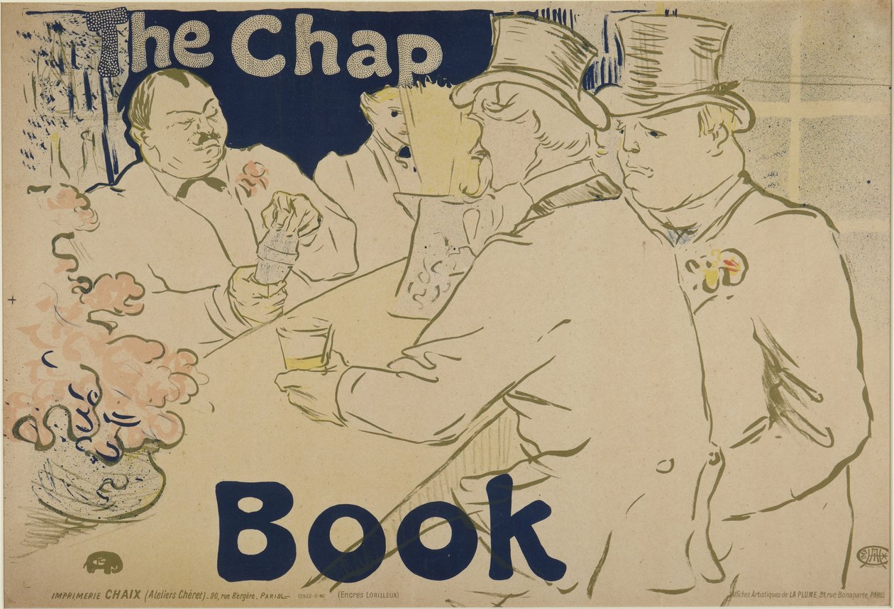 Ierse en Amerikaanse bar, Rue Royale -- „The Chapbook” door Henri de Toulouse-Lautrec