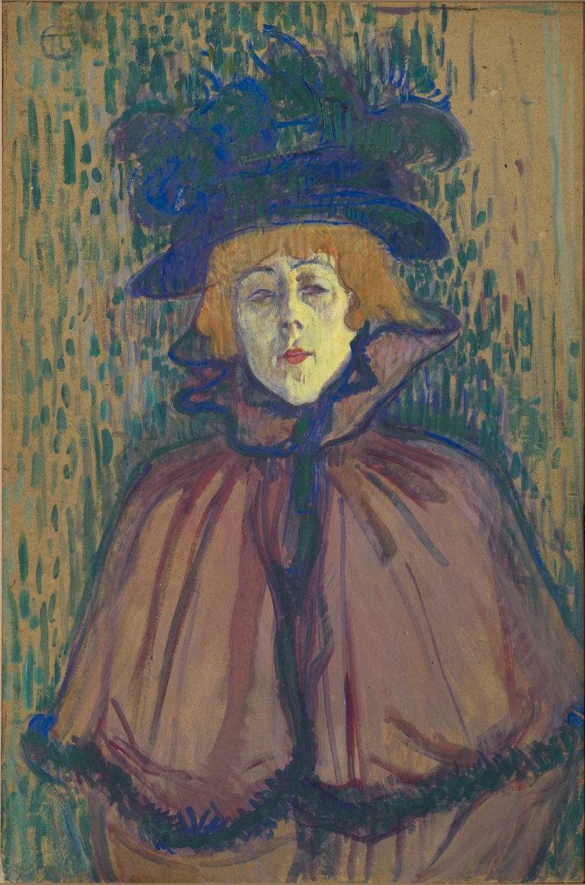 Jane Avril door Henri de Toulouse-Lautrec