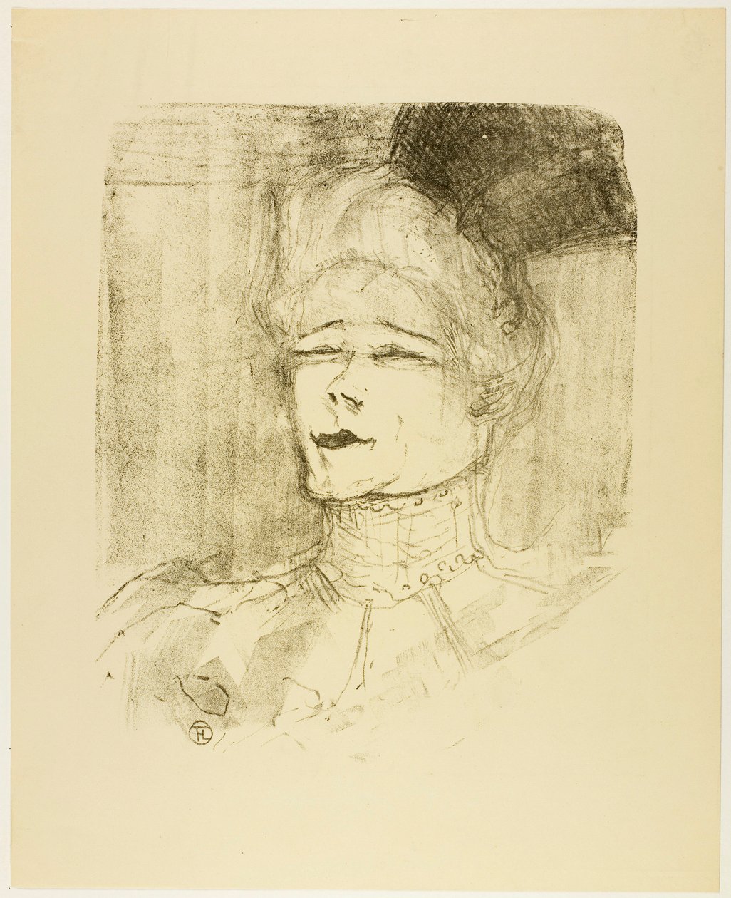 Jeanne Granier, uit Treize Lithographies door Henri de Toulouse-Lautrec