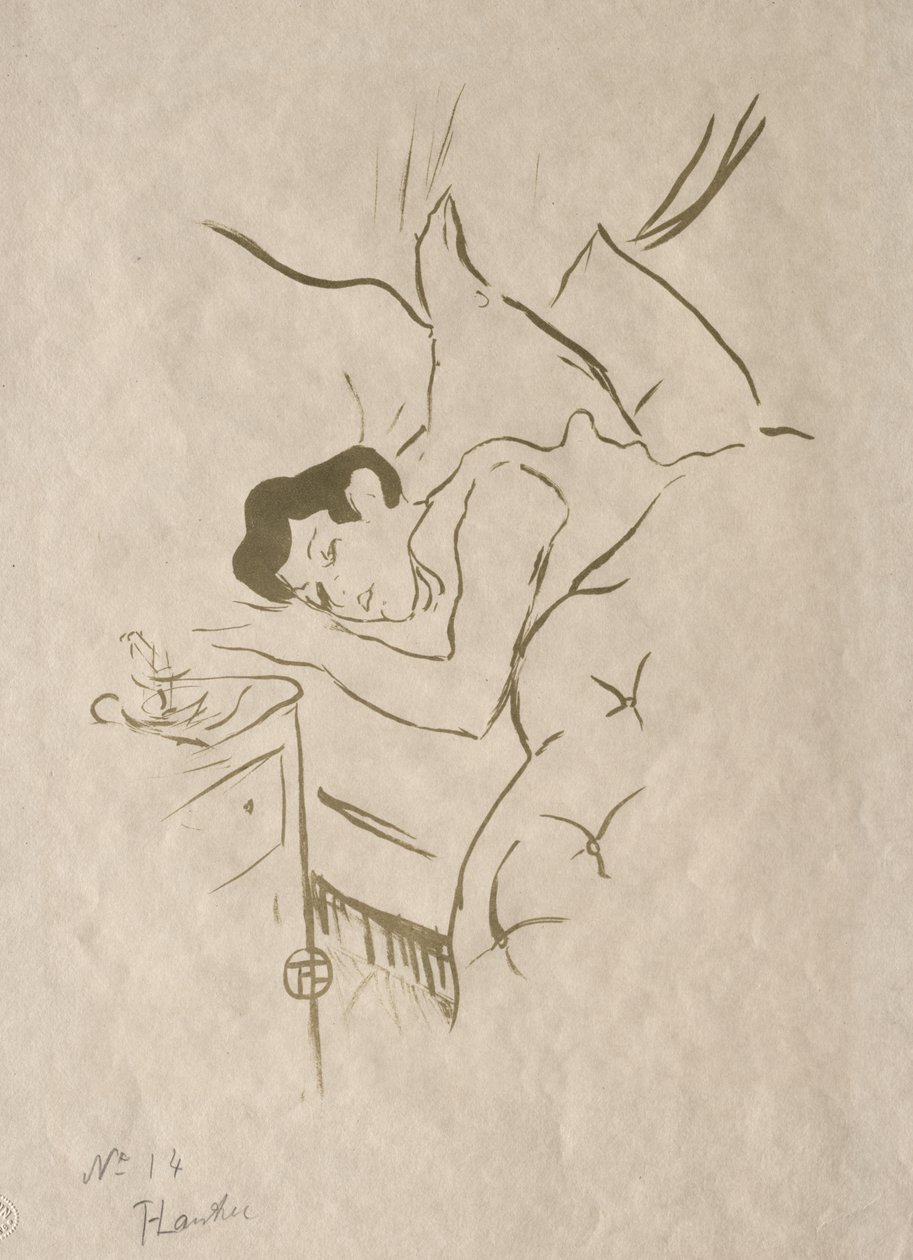 Les Vieilles histoires: Ta Bouche door Henri de Toulouse-Lautrec