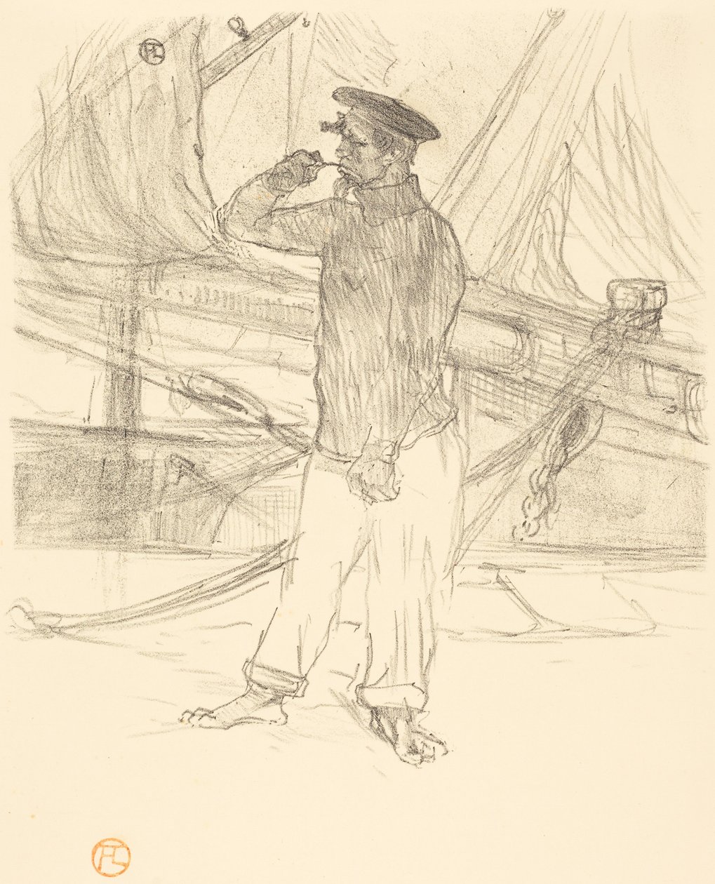 De Haring door Henri de Toulouse-Lautrec