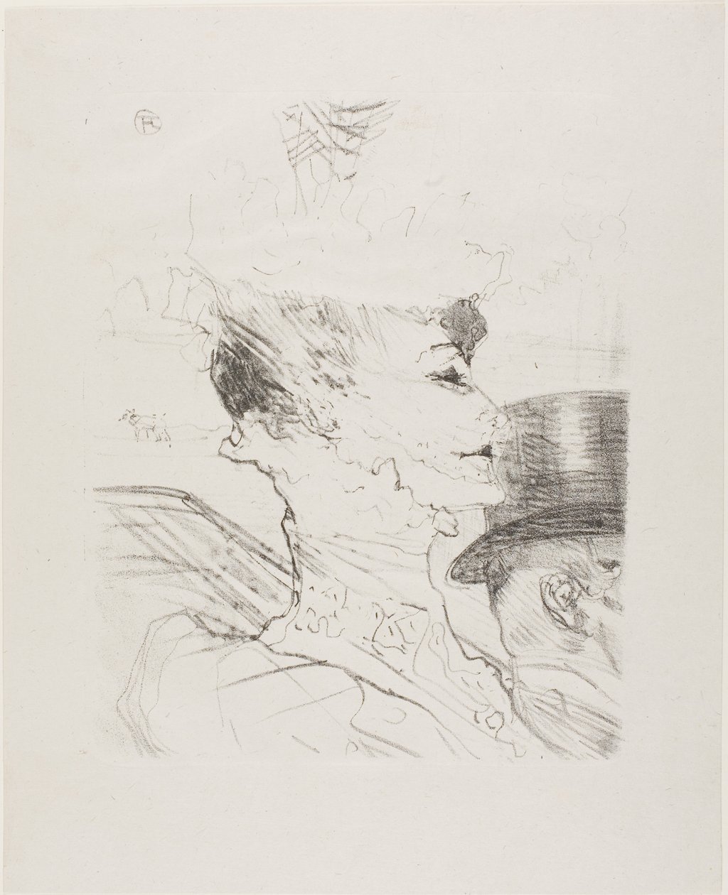 Louise Balthy, uit Treize Lithographies door Henri de Toulouse-Lautrec