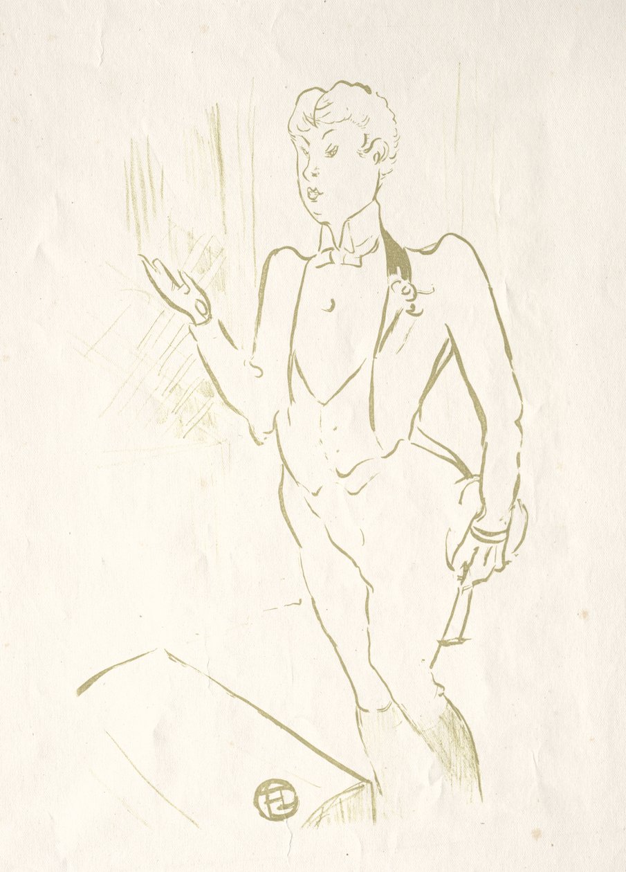 Mary Hamilton door Henri de Toulouse-Lautrec