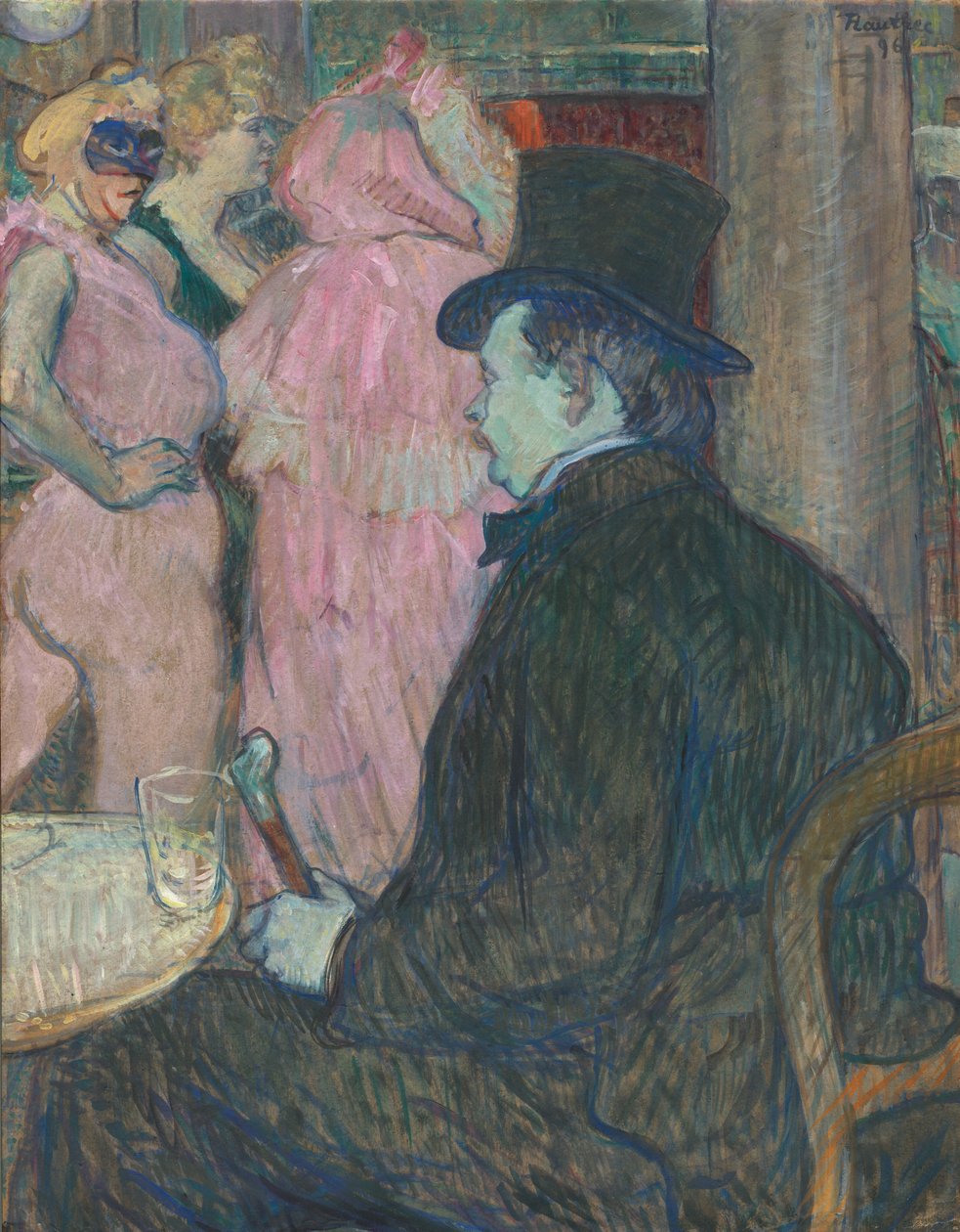Maxime Dethomas door Henri de Toulouse-Lautrec