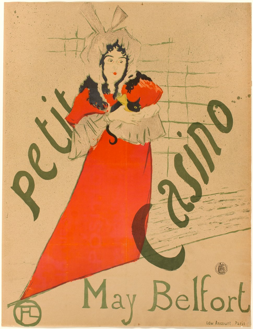 May Belfort door Henri de Toulouse-Lautrec
