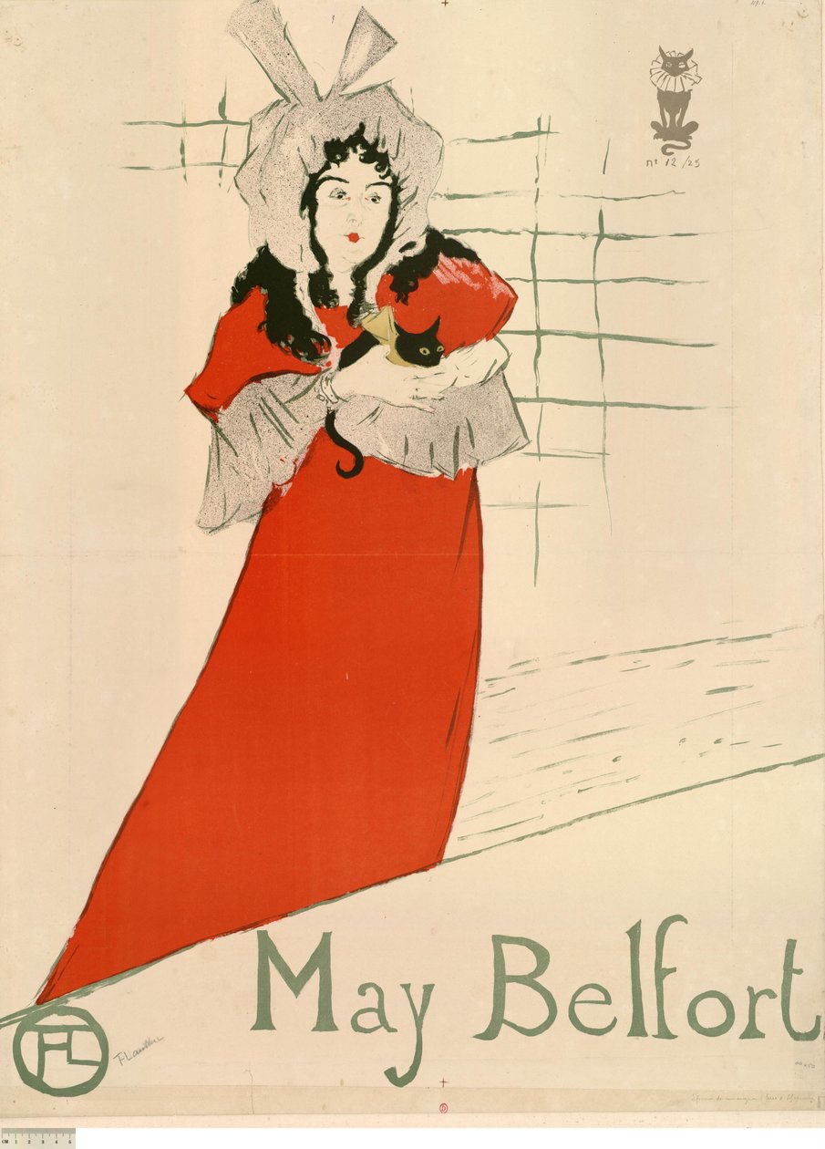 May Belfort door Henri de Toulouse-Lautrec