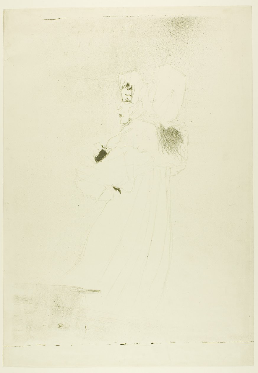 Miss May Belfort door Henri de Toulouse-Lautrec