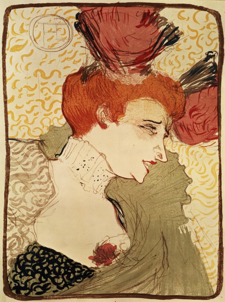 Juffrouw Marcelle Lender door Henri de Toulouse Lautrec