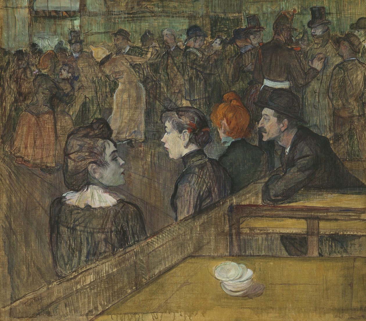 Moulin de la Galette door Henri de Toulouse Lautrec