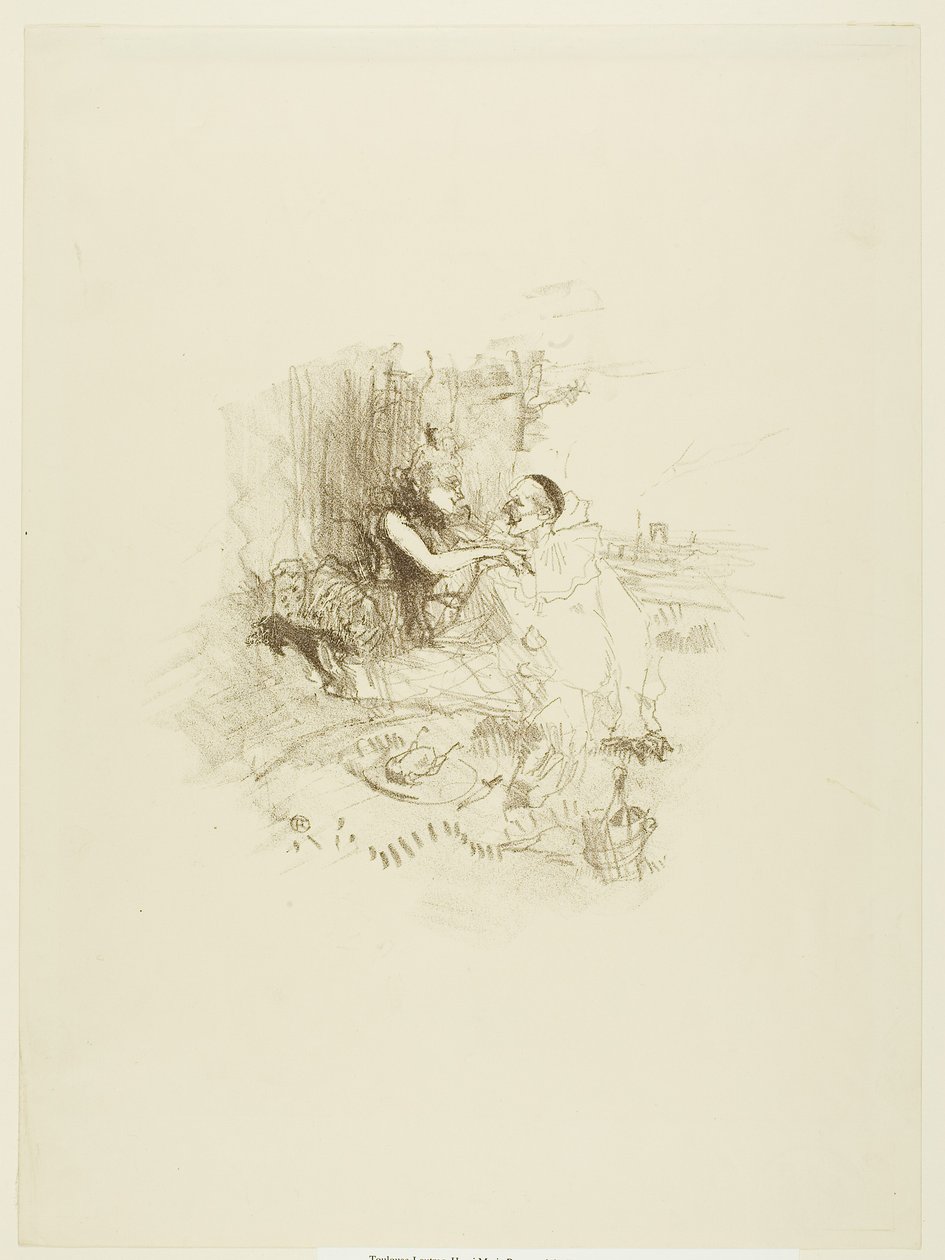 Picknick door Henri de Toulouse-Lautrec