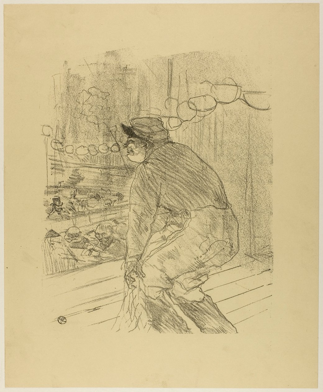 Polin, uit Dertien Lithografieën door Henri de Toulouse-Lautrec