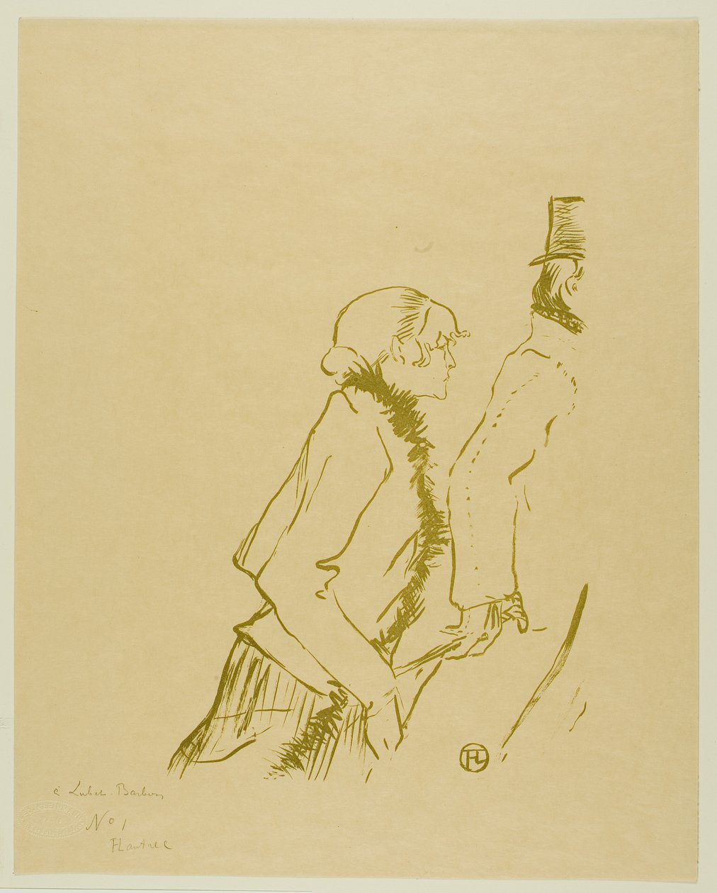 Arme Straatprostituee! door Henri de Toulouse-Lautrec