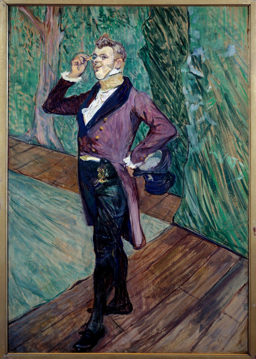 Portret van Henry Samary (1865-1902) van de Comédie Française door Henri de Toulouse Lautrec