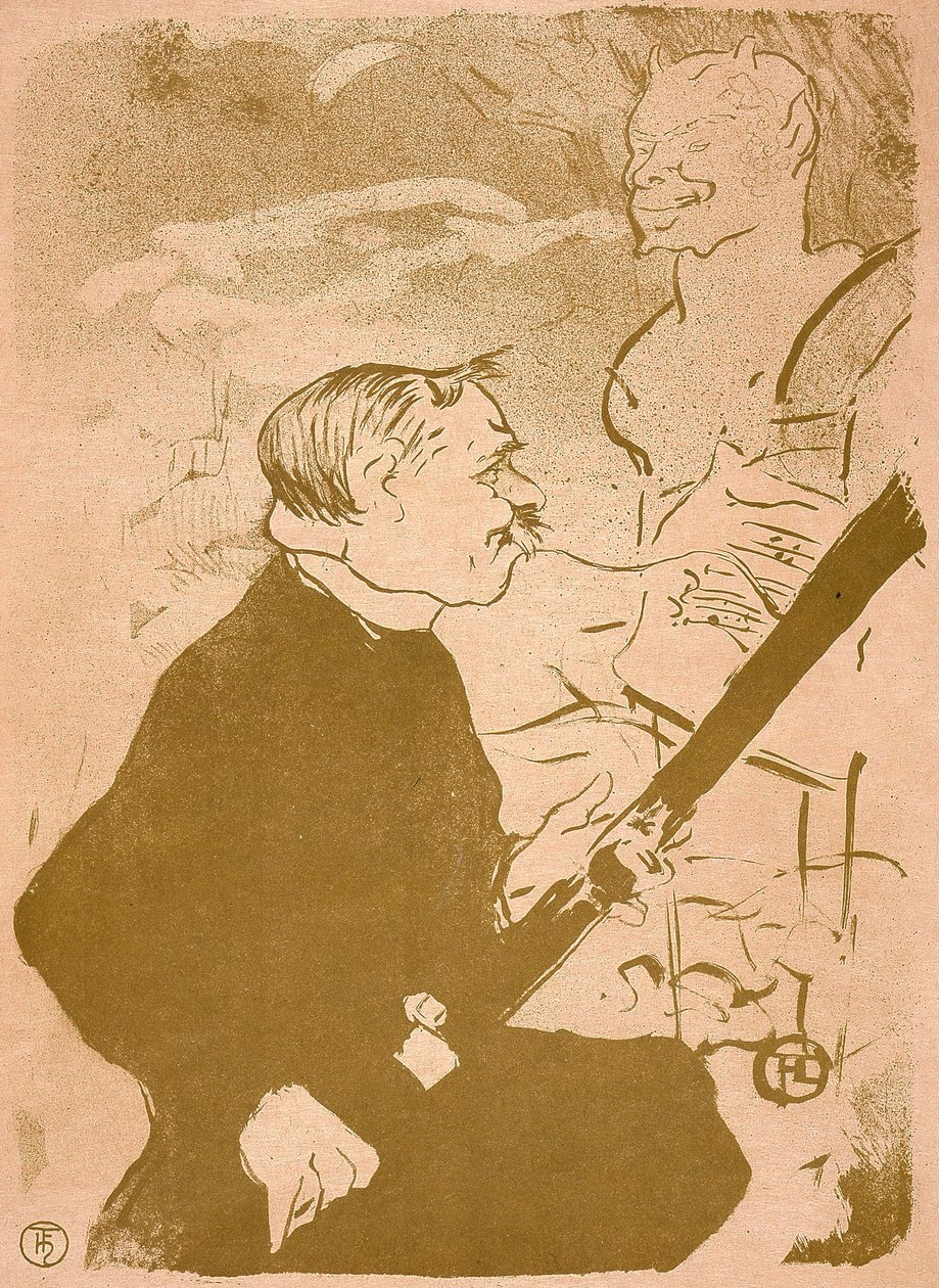 Für Dich! door Henri de Toulouse-Lautrec