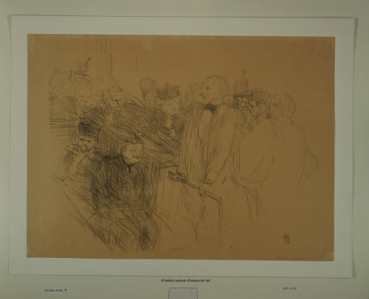 Prozess Dupas-Arton: Ribot sagt aus door Henri de Toulouse-Lautrec
