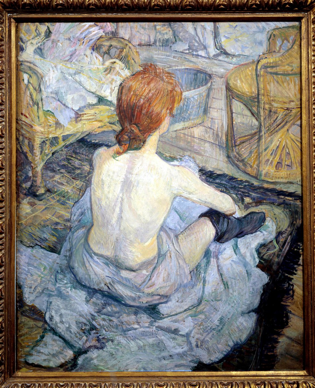 Roodharige (De toilet) door Henri de Toulouse Lautrec
