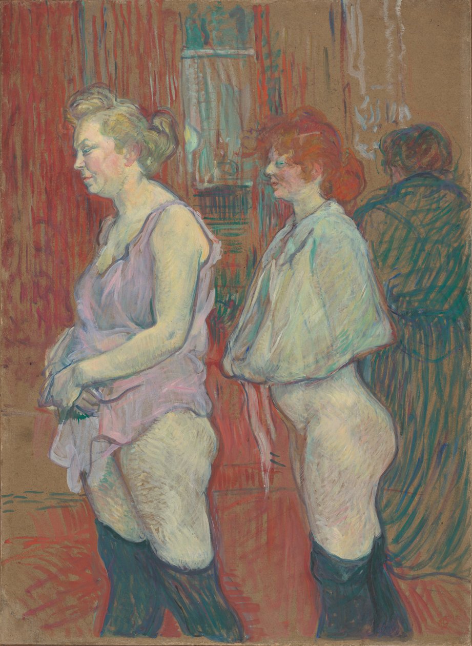 Rue des Moulins, 1894 door Henri de Toulouse-Lautrec