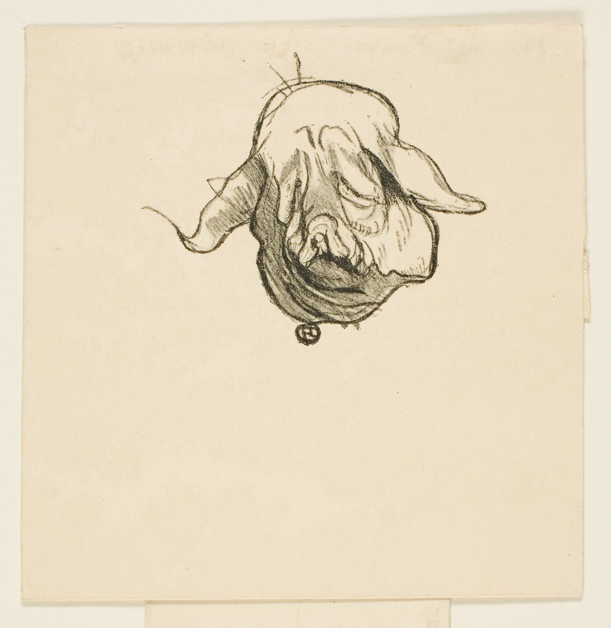 Vignet uit Au Pied du Sinaï door Henri de Toulouse-Lautrec