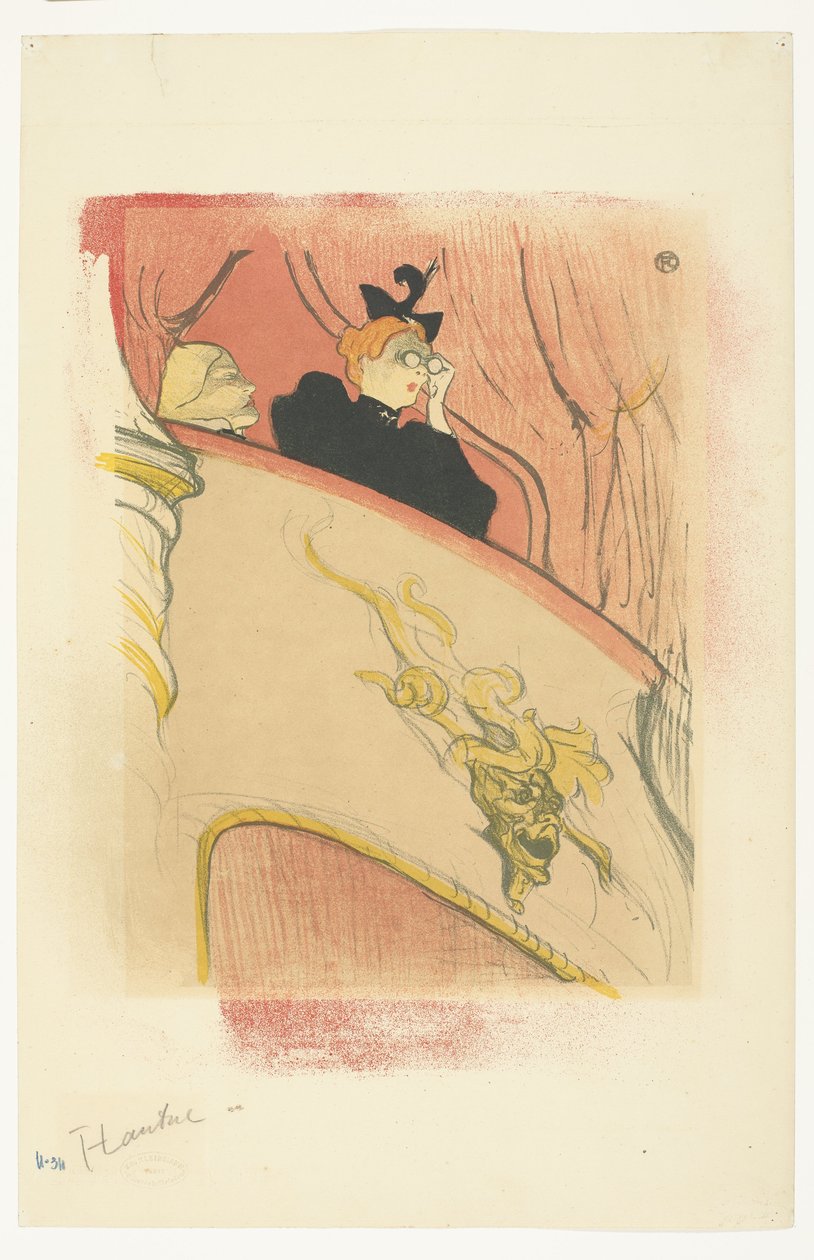 De Doos met het Vergulde Masker door Henri de Toulouse Lautrec