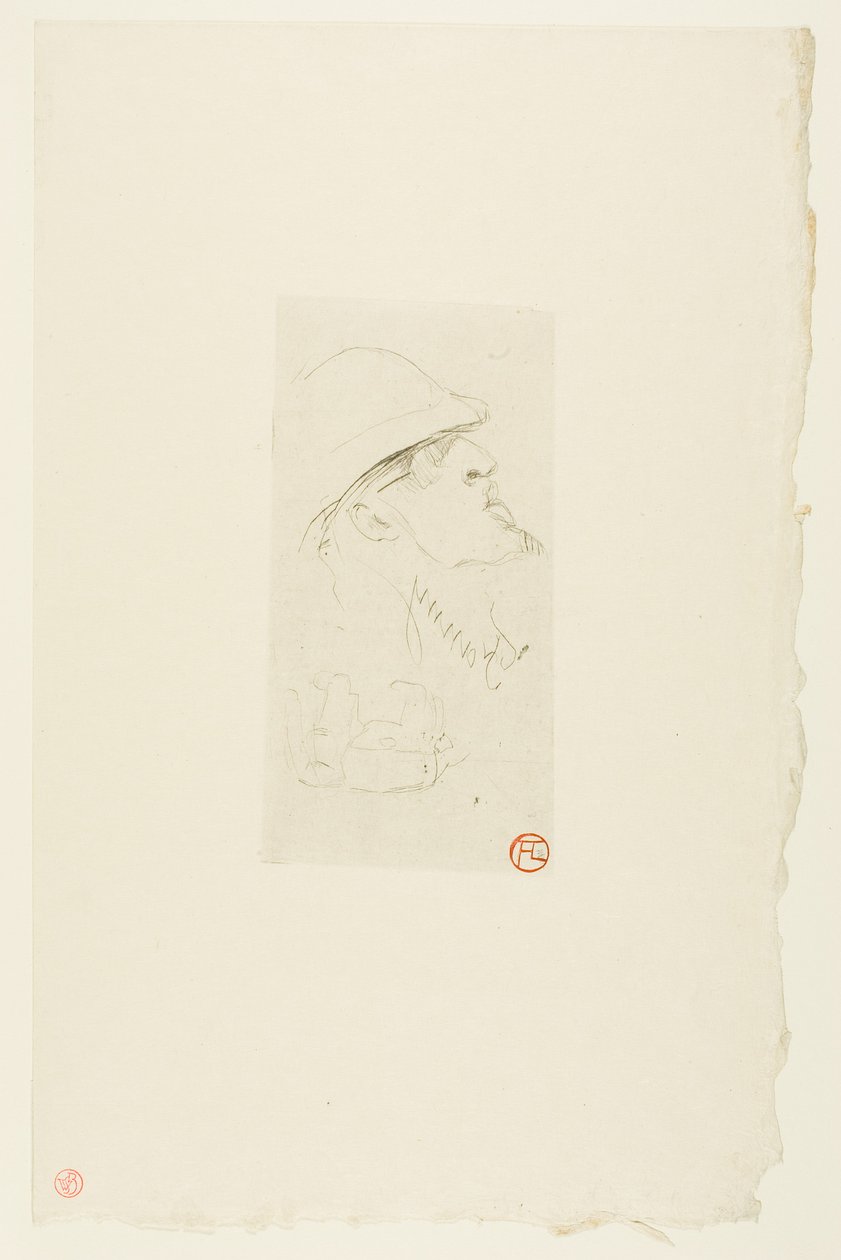 De ontdekkingsreiziger door Henri de Toulouse-Lautrec