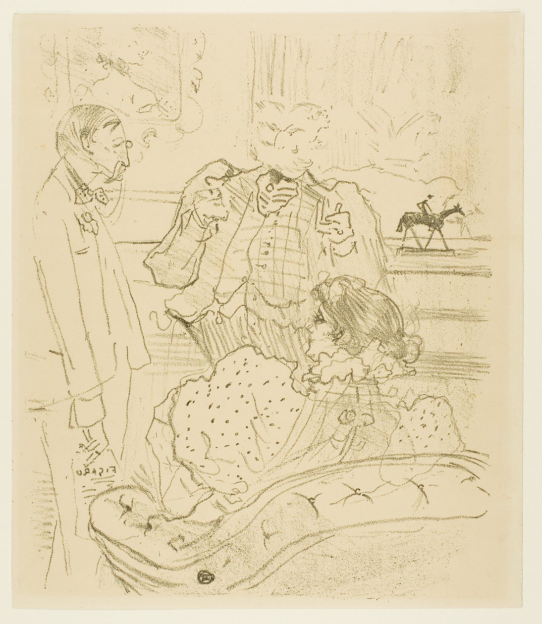 De Belofte door Henri de Toulouse-Lautrec