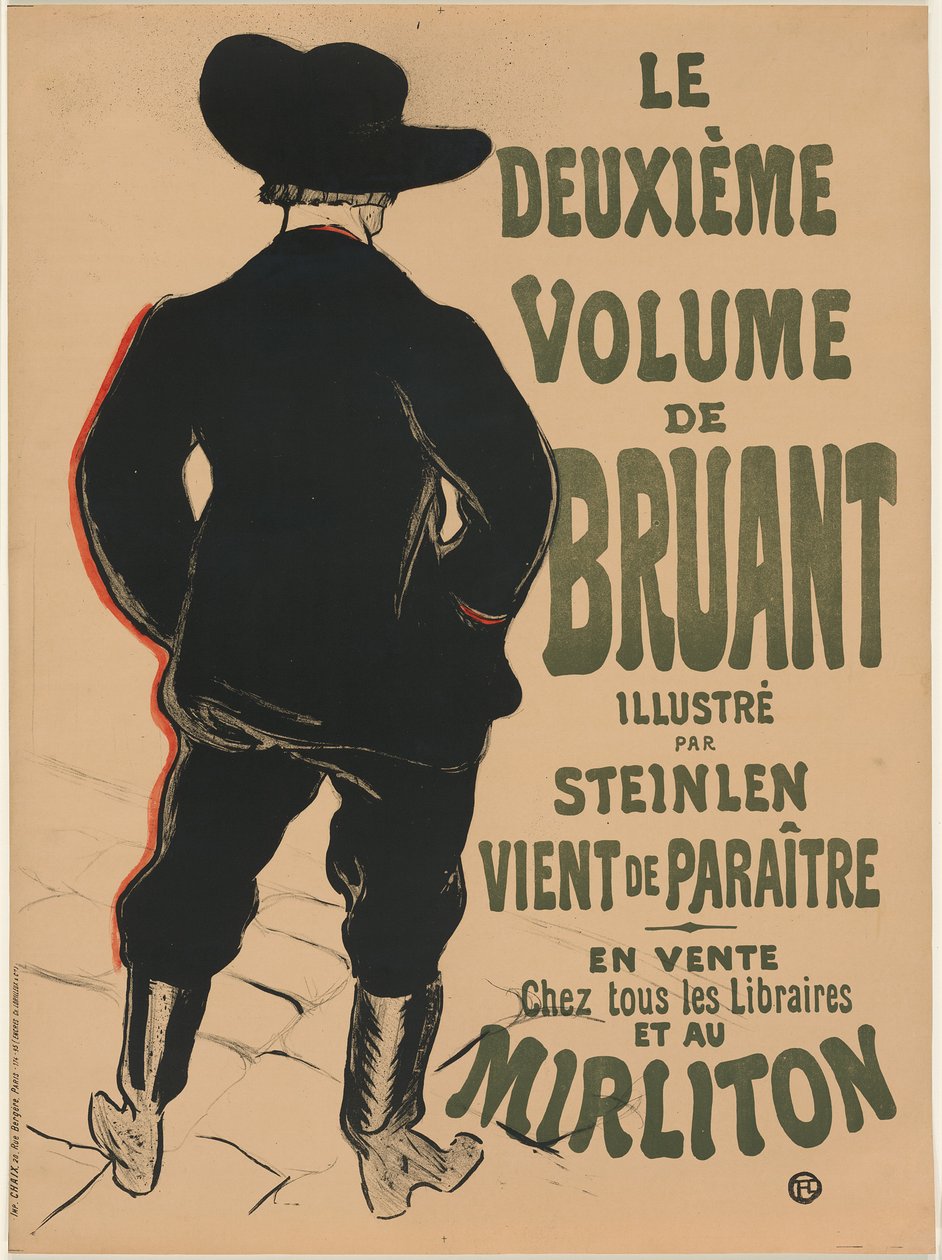 Het tweede deel door Bruant door Henri de Toulouse-Lautrec
